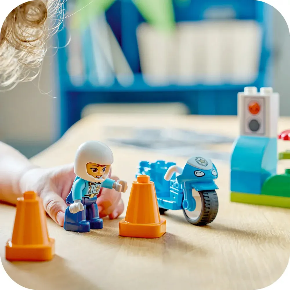 DUPLO® 10471 Moto de policía azul