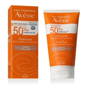 Avène Eau Thermale Fluido con color SPF 50+