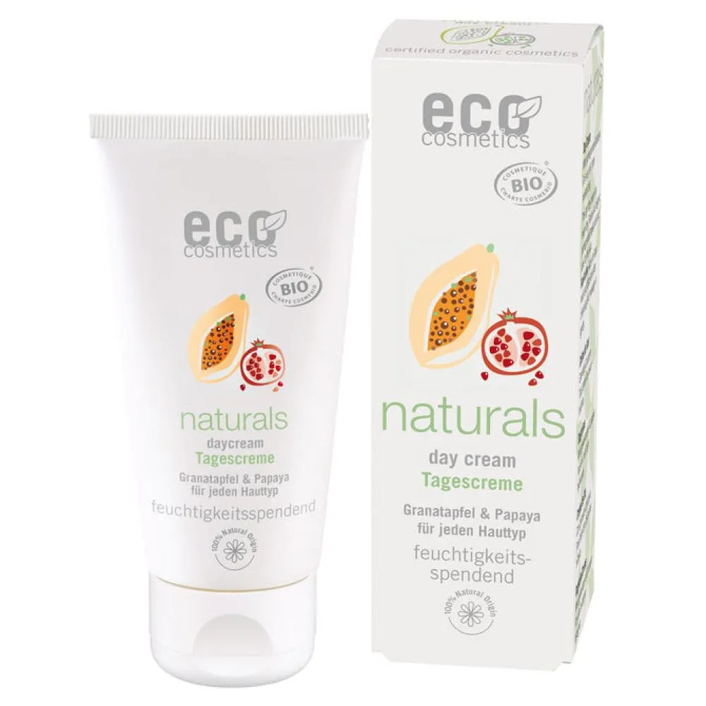 Eco Cosmetics Crema de día BIO (50 ml) - con granada y papaya