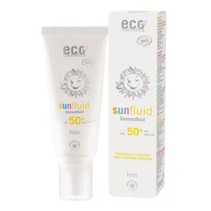 Eco Cosmetics Fluido solar infantil SPF 50+ BIO (100 ml) - con filtro mineral natural