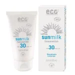 Eco Cosmetics Leche solar SPF 30 Sensitive BIO (75 ml) - con filtros minerales naturales