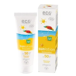 Eco Cosmetics Leche solar SPF 50 BIO (125 ml) - con filtros minerales naturales