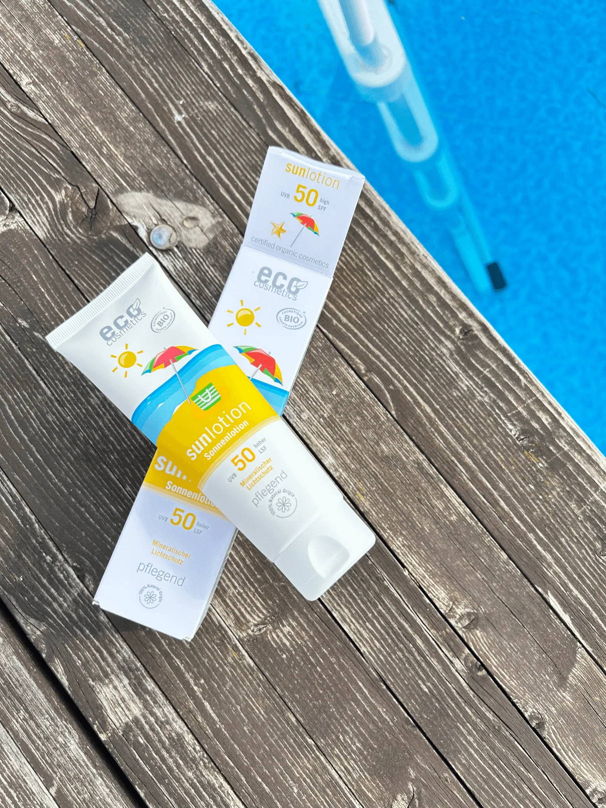 Eco Cosmetics Leche solar SPF 50 BIO (125 ml) - con filtros minerales naturales