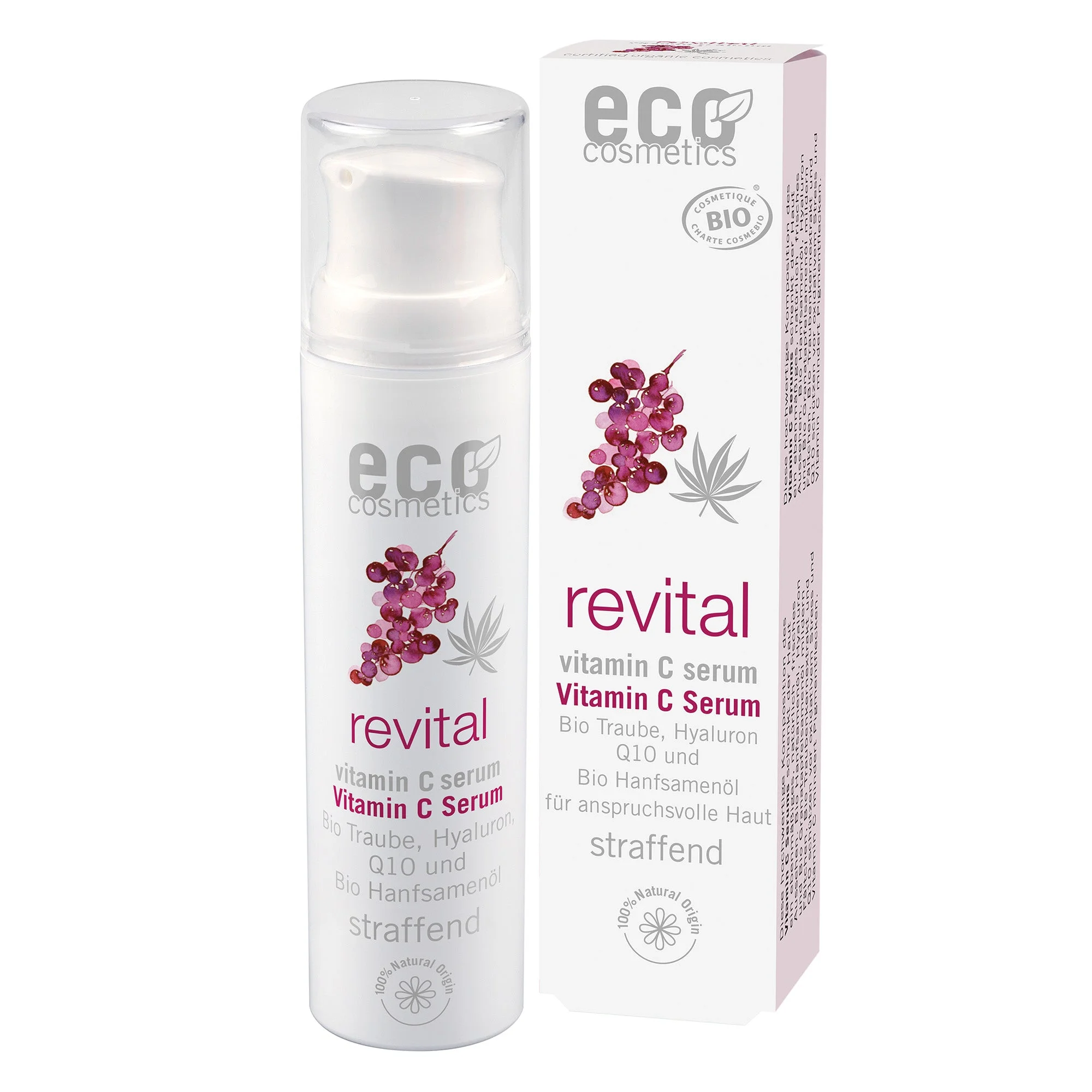Eco Cosmetics Revital Sérum facial Vitamina C BIO (30 ml) - para piel exigente