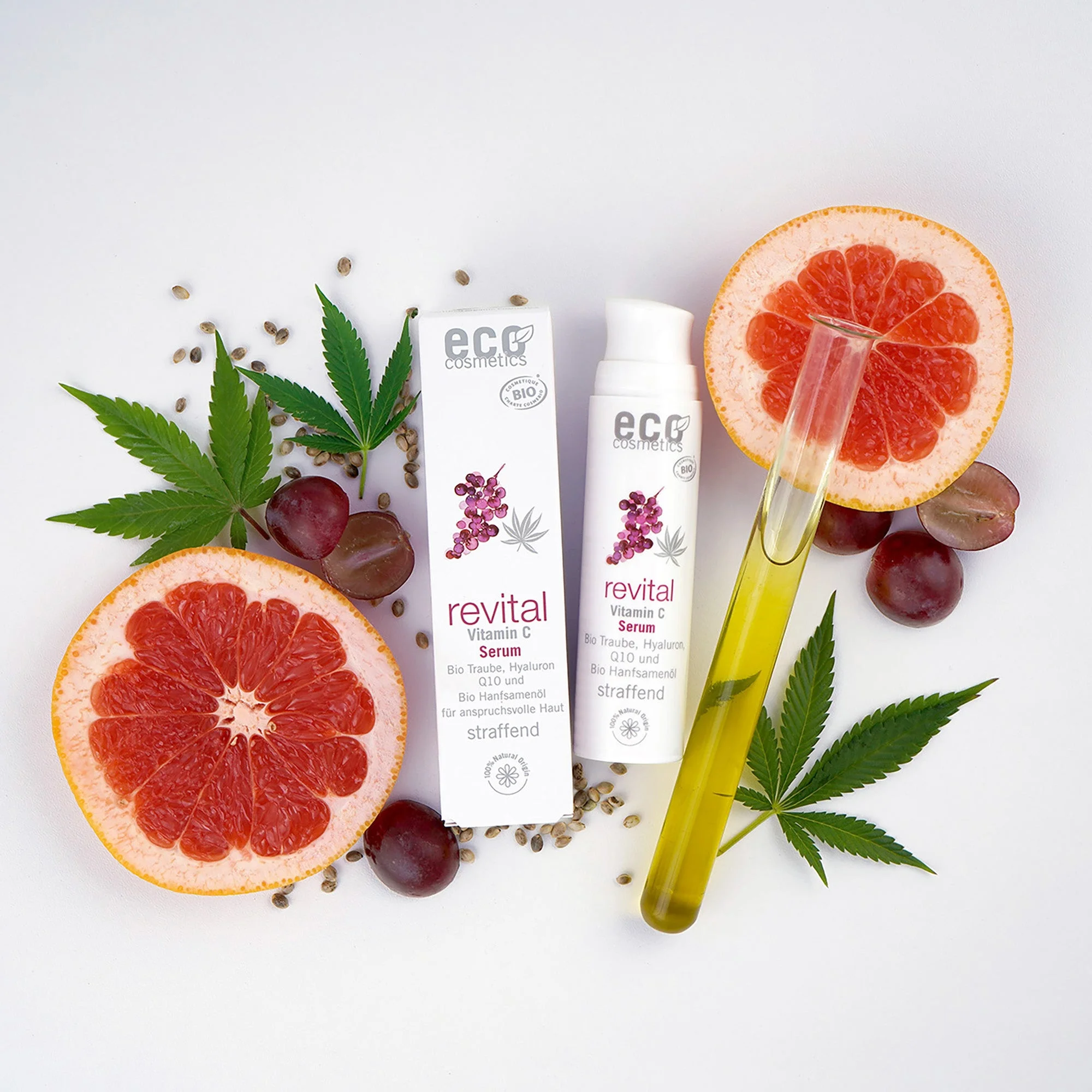 Eco Cosmetics Revital Sérum facial Vitamina C BIO (30 ml) - para piel exigente