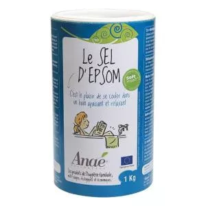 Ecodis Anaé by Epsom salt (1 kg) - para el baño, el exfoliante y el jardín