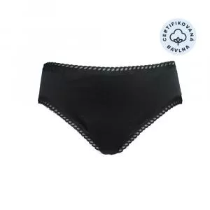 Ecodis Anaé by Menstrual panties Panty para menstruación abundante - negro XXL - de algodón orgánico certificado