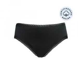 Ecodis Anaé by Menstrual panties Panty para menstruación media - negro XL - de algodón orgánico certificado