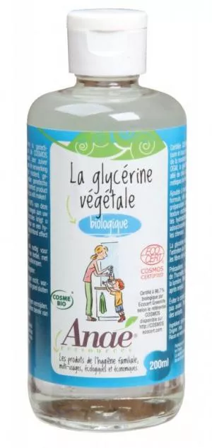 Ecodis Anaé de Glicerina Vegetal BIO (200 ml) - hidrata y suaviza la piel