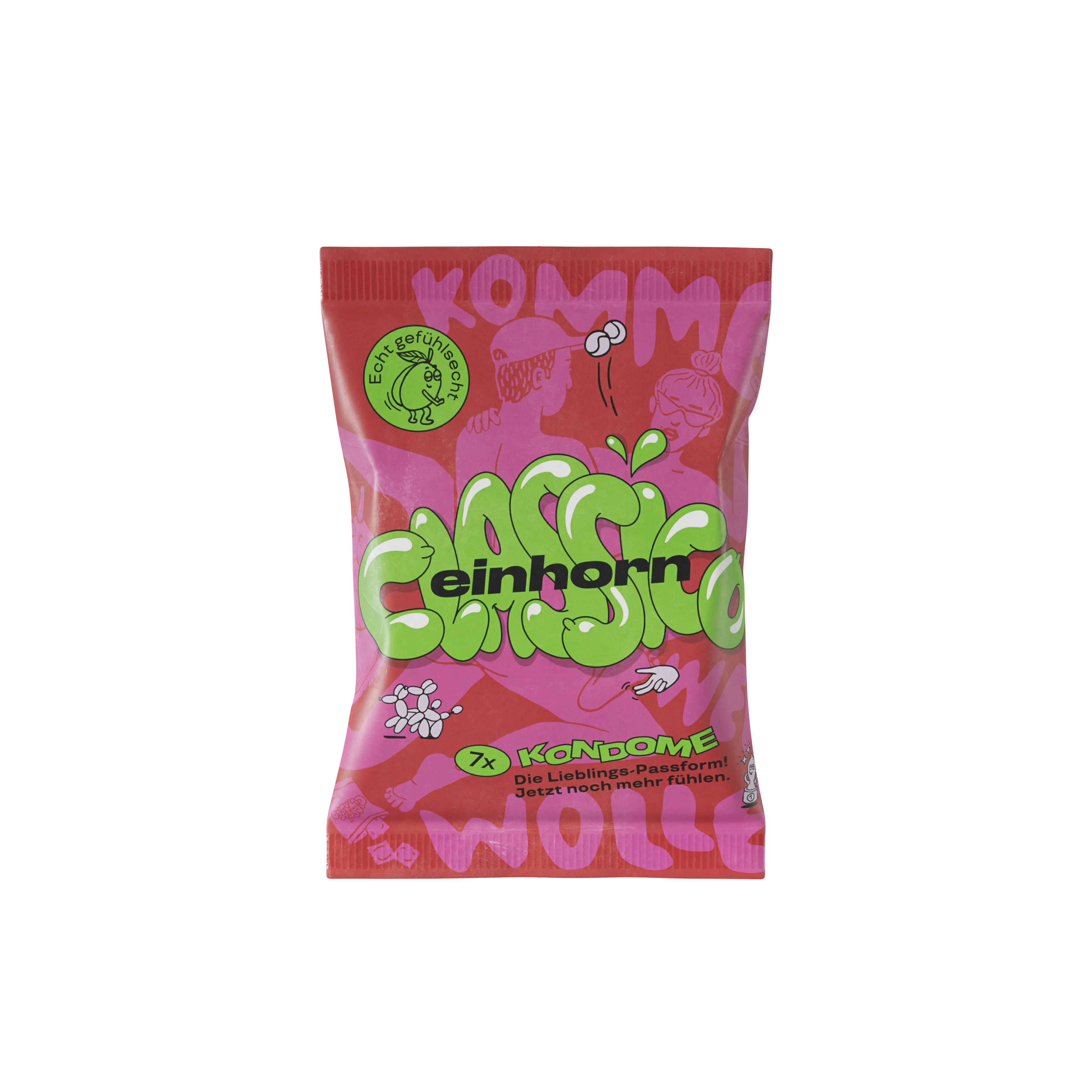 Einhorn Preservativos Classic 3 uds - veganos, sin perfume