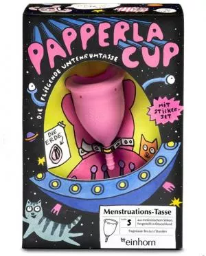 Einhorn Copa menstrual Papperlacup - S