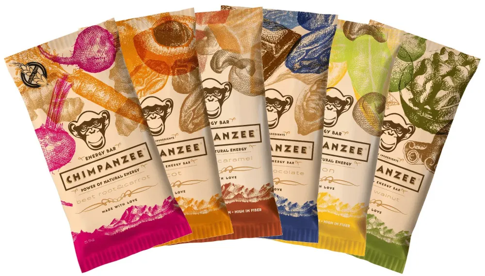 Chimpanzee Barrita energética - Manzana & Jengibre