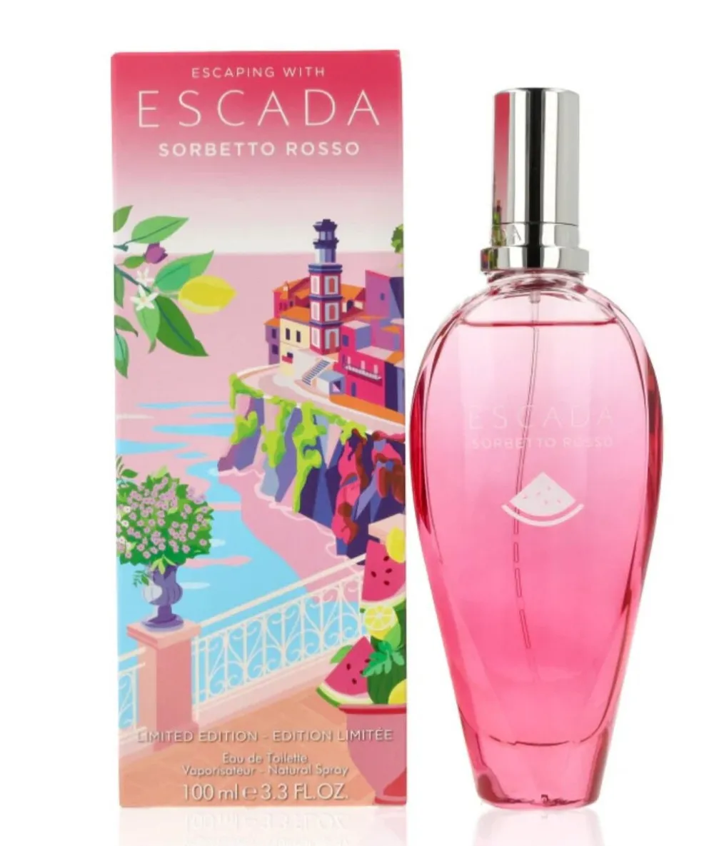 Escaping With Escada Sorbetto Rosso agua de tocador para mujer 100 ml
