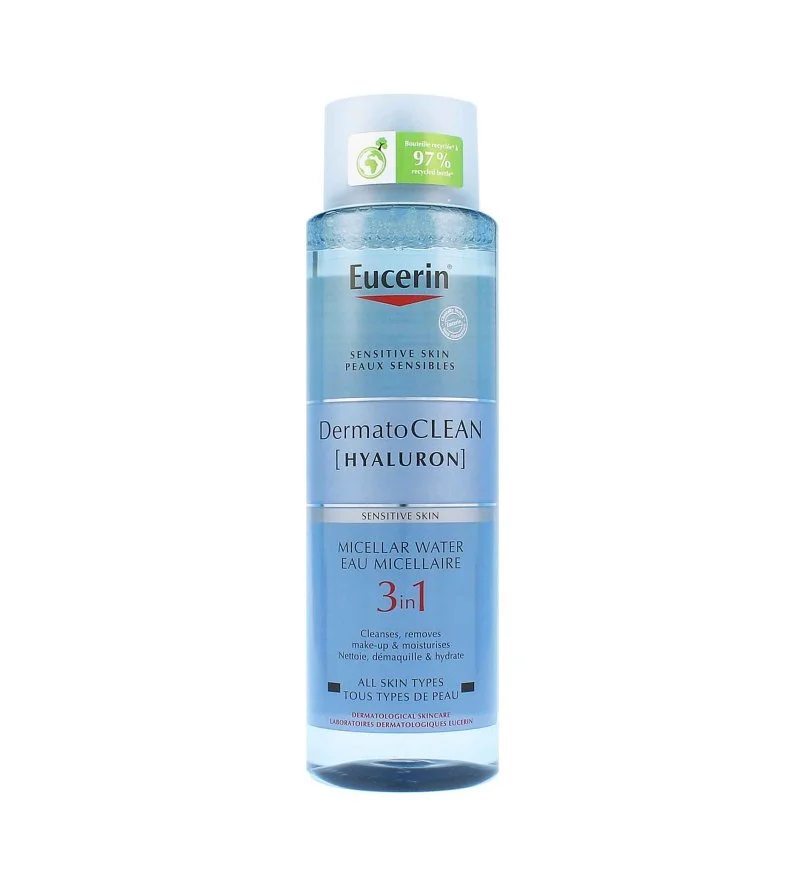 DermatoClean Hyaluron agua micelar limpiadora 3 en 1 400 ml