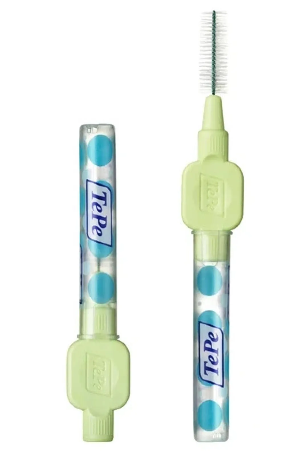 Cepillos interdentales extra suaves n.º 5 verdes (0,8 mm) 8 uds