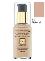 Facefinity Base de maquillaje 3 en 1 - 50 Natural 30 ml