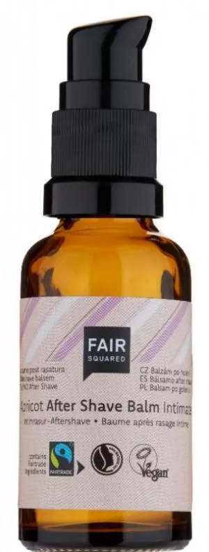 Fair Squared Bálsamo para después del afeitado para mujeres (30 ml) - con aceite de albaricoque