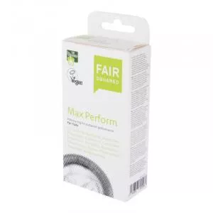 Fair Squared Preservativo Max Perform (10 unidades) - vegano y de comercio justo