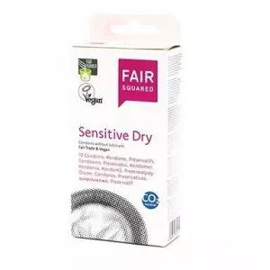 Fair Squared Preservativo Sensitive Dry (10 unidades) - vegano y de comercio justo