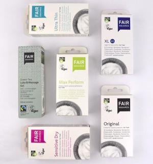 Fair Squared Preservativo Sensitive Dry (10 unidades) - vegano y de comercio justo