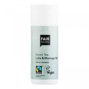 Fair Squared Gel lubricante y de masaje con té verde (150 ml) - vegano y de comercio justo