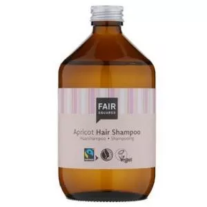 Fair Squared Champú con albaricoque para todo tipo de cabellos (500 ml) - para la regeneración y el brillo