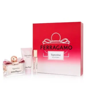 Salvatore Ferragamo Signorina eau de parfum para mujer 100 ml + EDP MINI 10 ml + BL
