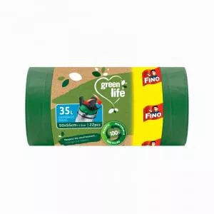 FINO Bolsas de basura Green Life Easy pack 25 μm - 35 l (22 uds)