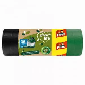 FINO Bolsas de basura retráctiles Green Life - 35 l (15 uds.)