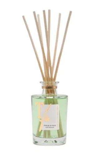 Foglie DI FICO VARILLAS 100 ML. FRAGANCIA PARA EL HOGAR - TFU (8 varillas de bambú natural de 20 cm incluidas)
