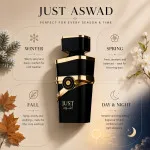 Just Aswad agua de perfume para hombre 100 ml