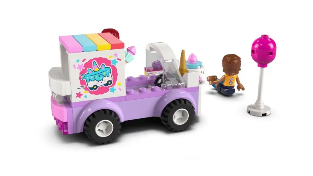 Friends 42675 Vehículo de reparto de unicornio con tarta