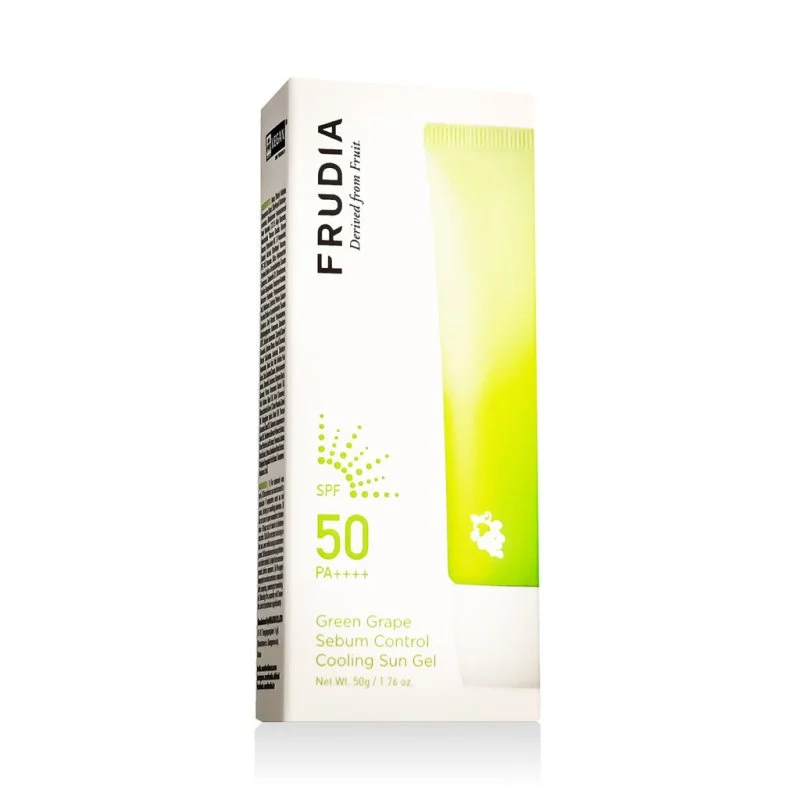 Gel solar refrescante para el control del sebo con uva verde SPF 50 PA++++ 50 g