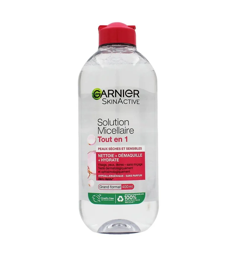 SkinActive All-in-1 Solución Micelar para piel seca y sensible 400 ml