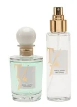 Caja Verde Lorena Varillas 100 ml Fragancia para el Hogar + Spray 100 ml Fragancia para Tejidos