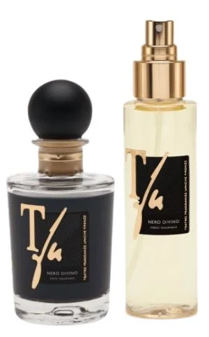 Gift Caja Nero Divino Varillas 100 ml Fragancia para el Hogar + Spray 100 ml Fragancia para Tejidos