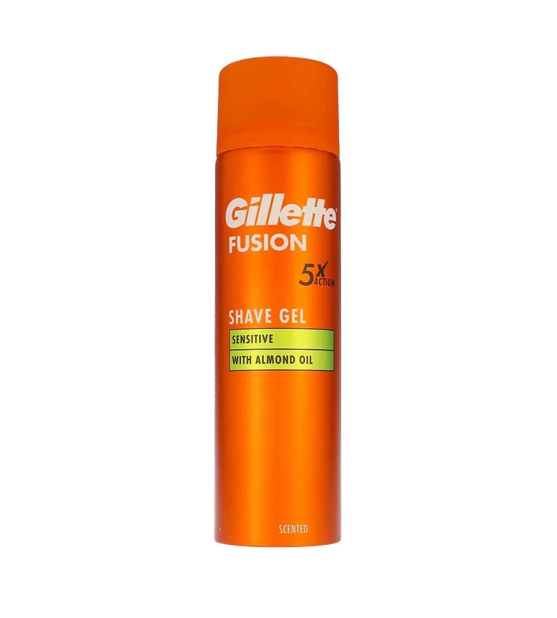 Fusion gel de afeitar para piel sensible para hombres 200 ml