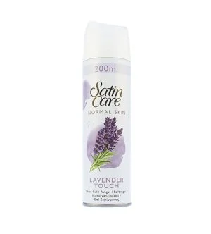 Gillette Satin Care Lavender Touch gel de afeitar para piel normal