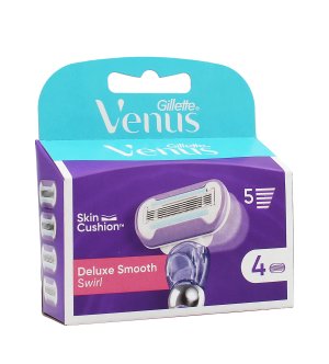 Venus Deluxe Smooth Swirl cuchillas de recambio 4 uds