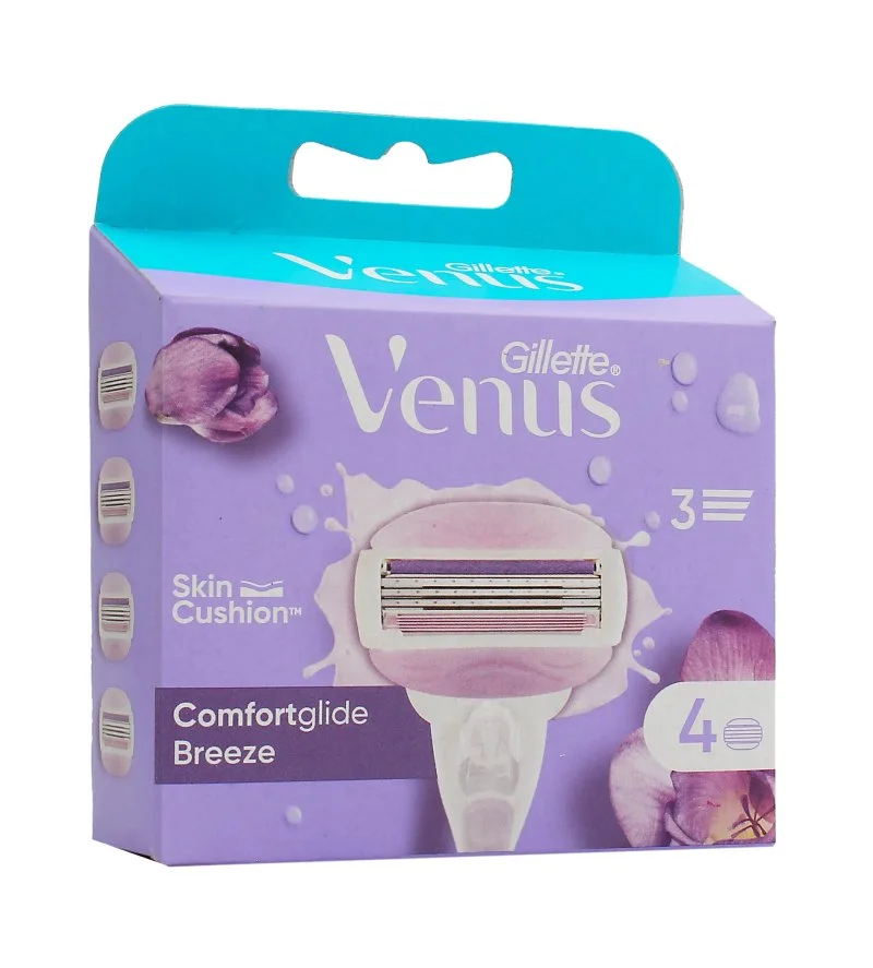 Venus Comfortglide Breeze cabezales de recambio 4 uds