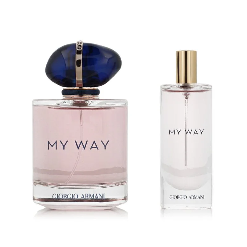 Giorgio Armani My Way 15 ml + EDP recargable para mujer 90 ml