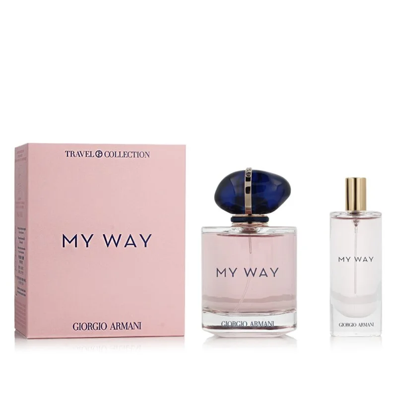 Giorgio Armani My Way 15 ml + EDP recargable para mujer 90 ml