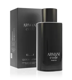 Giorgio Armani Code Parfum perfume para hombres 125 ml frasco rellenable