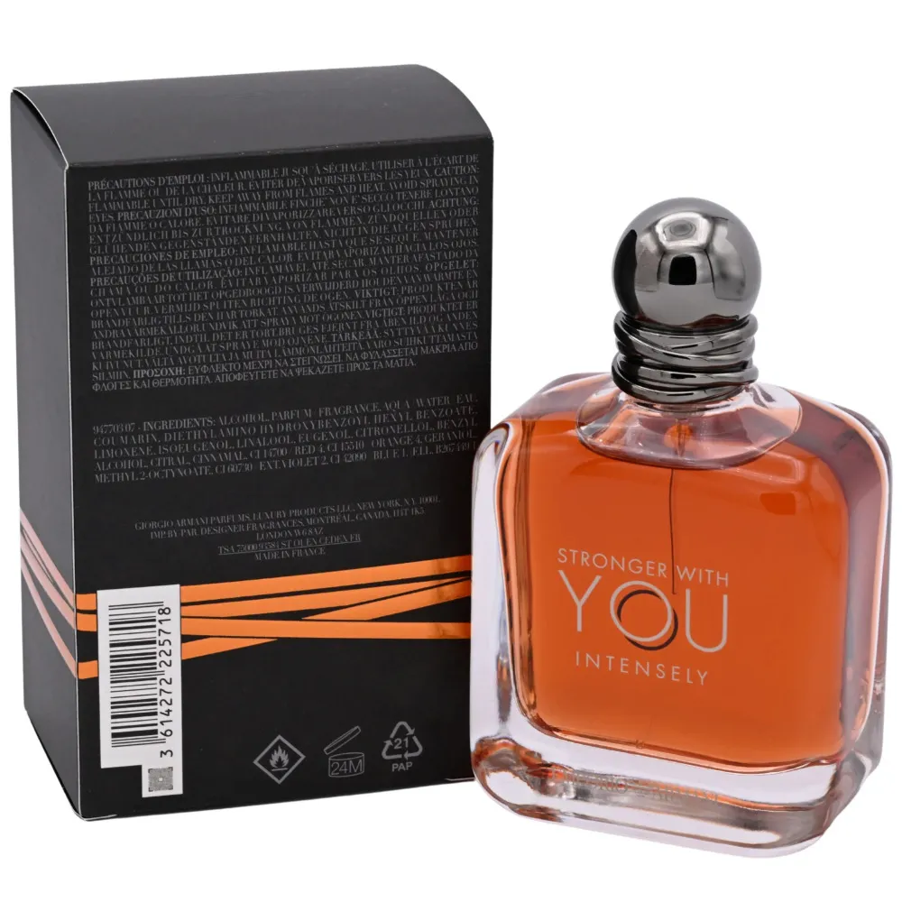 Emporio Armani Stronger With You Intensely eau de parfum para hombres 100 ml
