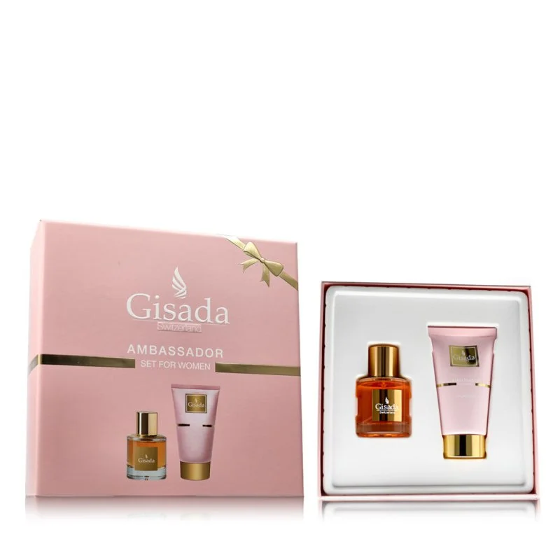 Gisada Ambassador Women agua de perfume para mujer 50 ml + gel de ducha 100 ml