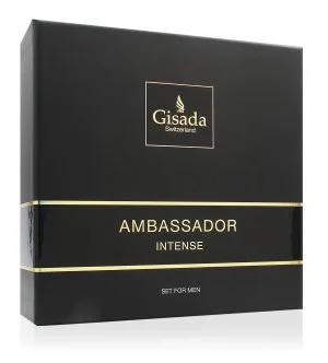Gisada Ambassador Intense set de regalo 50 ml + gel de ducha agua de perfume para hombre