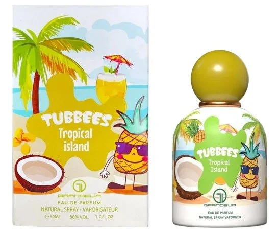 Tubbees Tropical Island agua de perfume unisex 50 ml