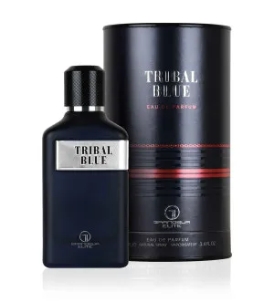 Agua de perfume Grandeur Tribal Blue para hombres 100 ml