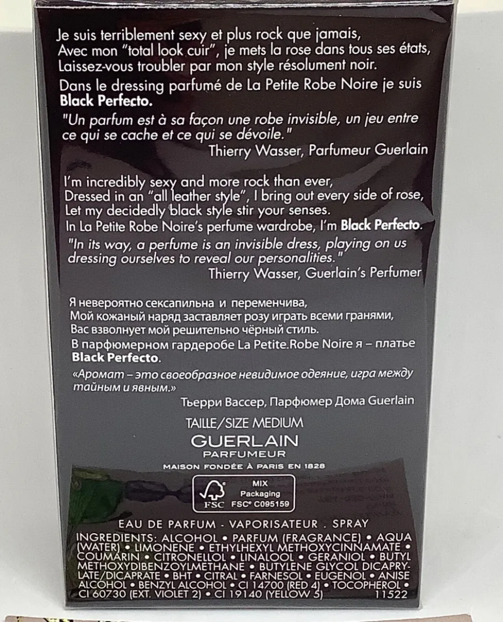Black Perfecto by La Petite Robe Noire agua de perfume para mujeres 50 ml
