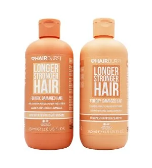 Hairburst Longer Stronger Hair Dry & Damaged set para cabello seco y dañado champú 350 ml + acondicionador